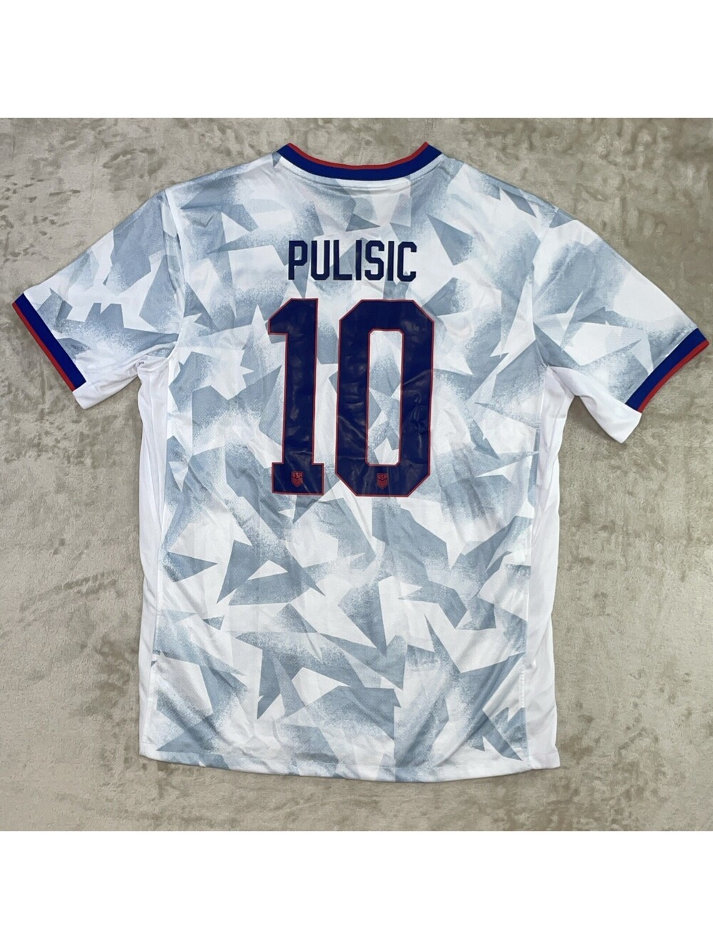 Nike USA Mens National Soccer Team Christian Pulisic #10 Home Jersey Size XL